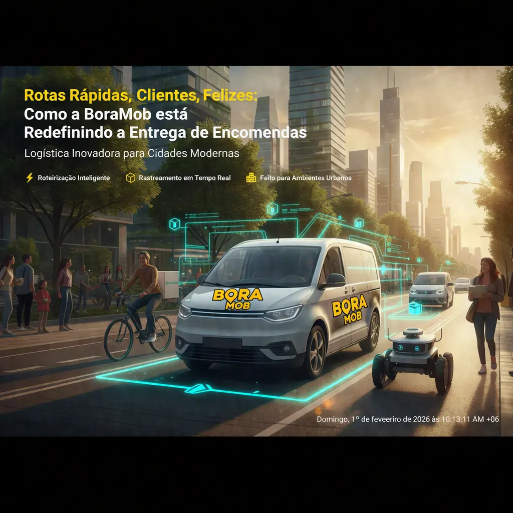  Rotas rápidas, clientes satisfeitos: como o BoraMob está revolucionando a entrega de encomendas.